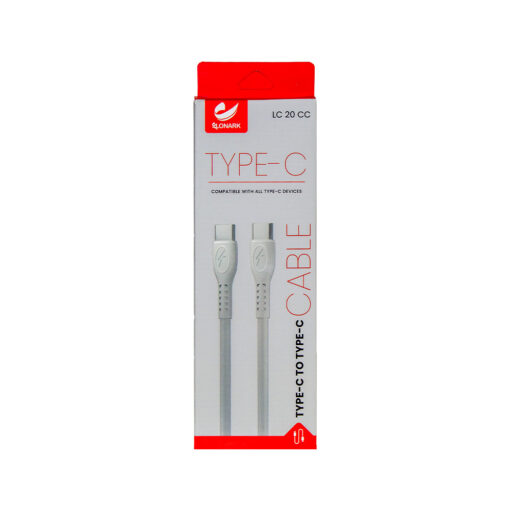کابل تایپ سی به تایپ سی لونارک مدل LC20CC