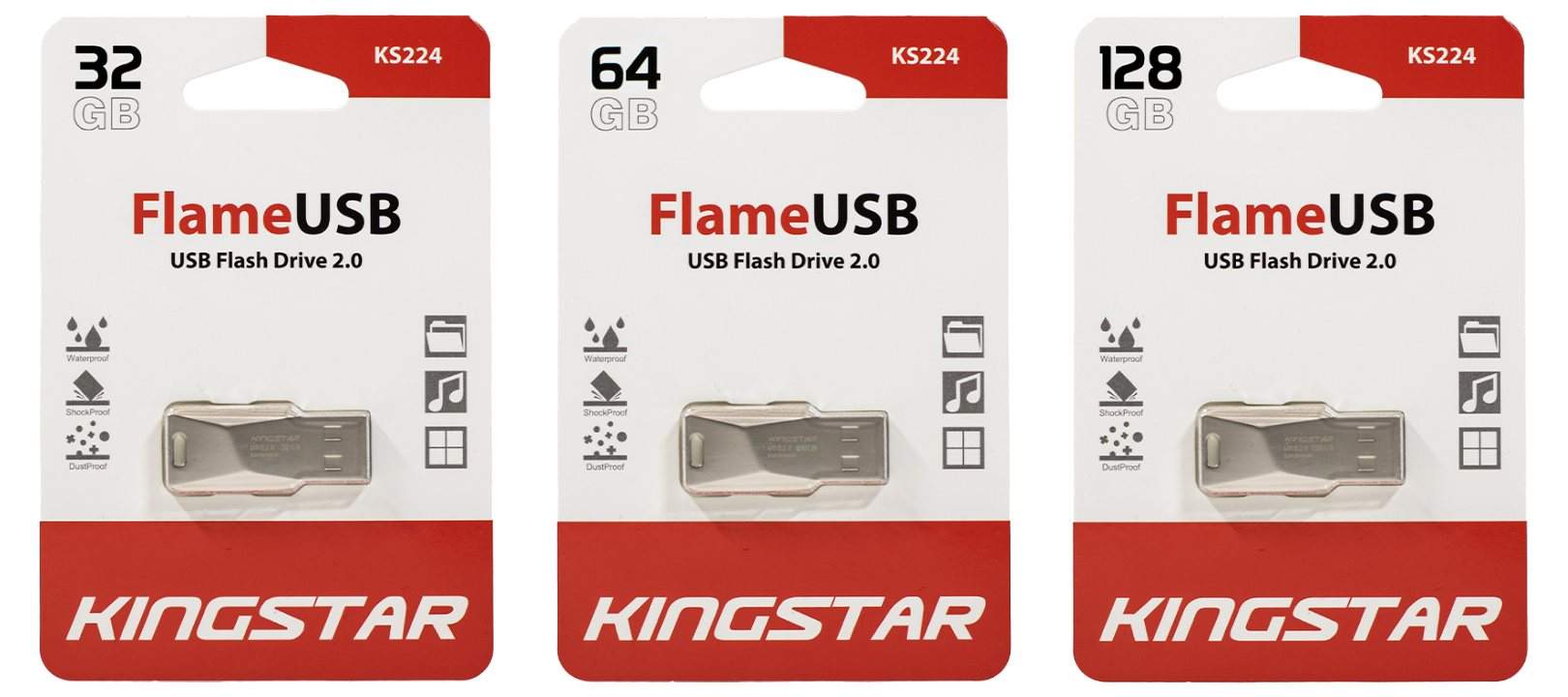 فلش مموری USB2.0 کینگ استار مدل KS224