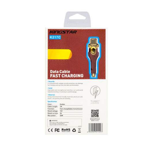کابل تایپ سی کینگ استار مدل K217C