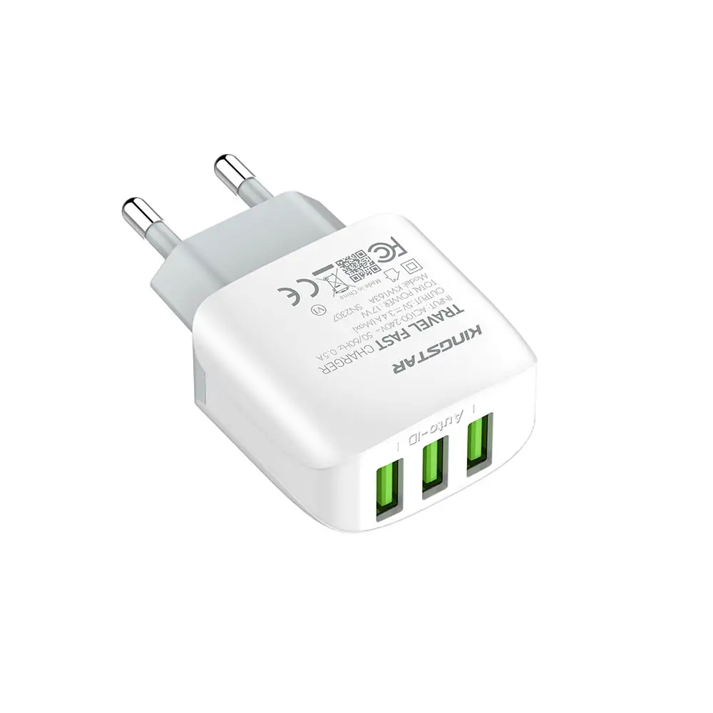 شارژر دیواری کینگ استار مدل KW163C شارژر دیواری کینگ استار مدل KW163C