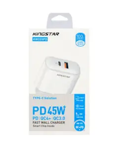 شارژر دیواری کینگ استار مدل KW220PD