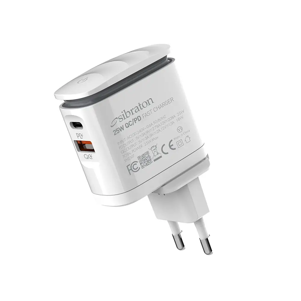 شارژر دیواری سیبراتون مدل S-W2225i-PD شارژر دیواری سیبراتون مدل S-W2225i-PD
