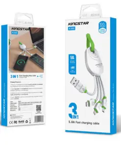 کابل 3 به 1 کینگ استار مدل K305