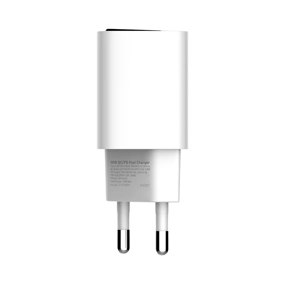 شارژر دیواری کینگ استار مدل KW180PD شارژر دیواری کینگ استار مدل KW180PD