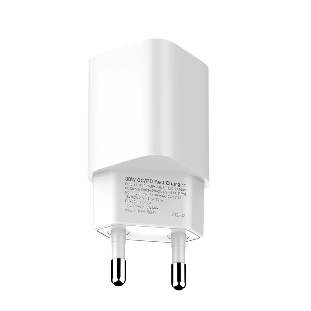 شارژر دیواری کینگ استار مدل KW180PD شارژر دیواری کینگ استار مدل KW180PD