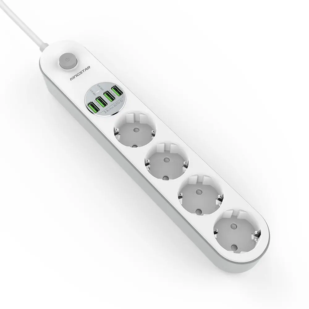 چند راهی برق و USB کینگ استار مدل KPS5120 چند راهی برق و USB کینگ استار مدل KPS5120