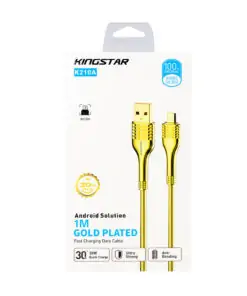 کابل micro-usb کینگ استار مدل K210A