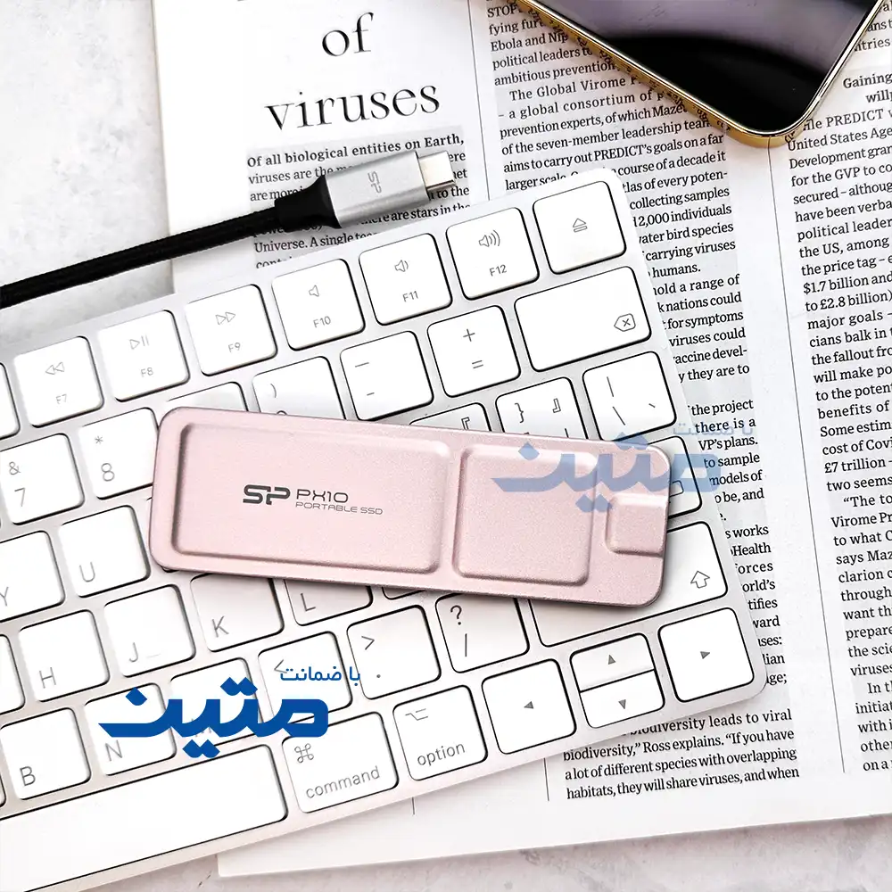PX10-18 درایو SSD اکسترنال Silicon Power PX10 با ظرفیت 1 ترابایت و سرعت خواندن 1050 مگابایت بر ثانیه
