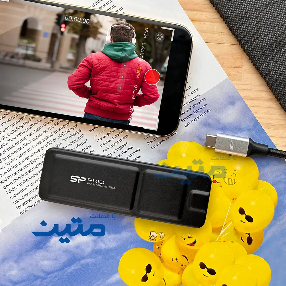 PX10-20 هارد SSD قابل حمل Silicon Power PX10 با طراحی باریک و وزن سبک