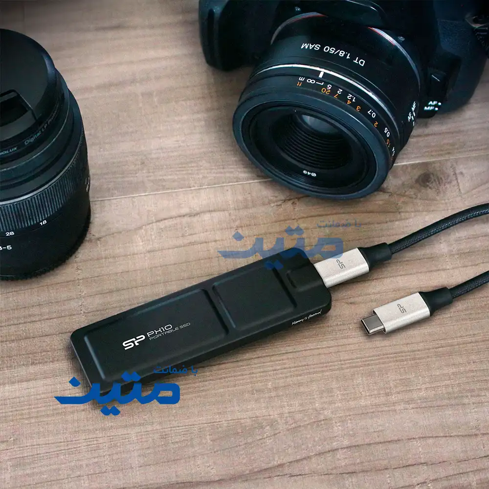 PX10-23 SSD پرتابل سیلیکون پاور PX10 مناسب ذخیرهسازی سریع اطلاعات و فایلهای حجیم