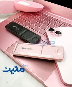نمای محصول SSD پرتابل Silicon Power PX10 با طراحی مشکی و بدنه فلزی