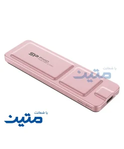 نمای محصول SSD پرتابل Silicon Power PX10 با طراحی مشکی و بدنه فلزی