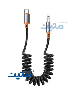 کابل Type-C به AUX مک دودو CA-0900 با روکش کنفی بافته‌شده مقاوم