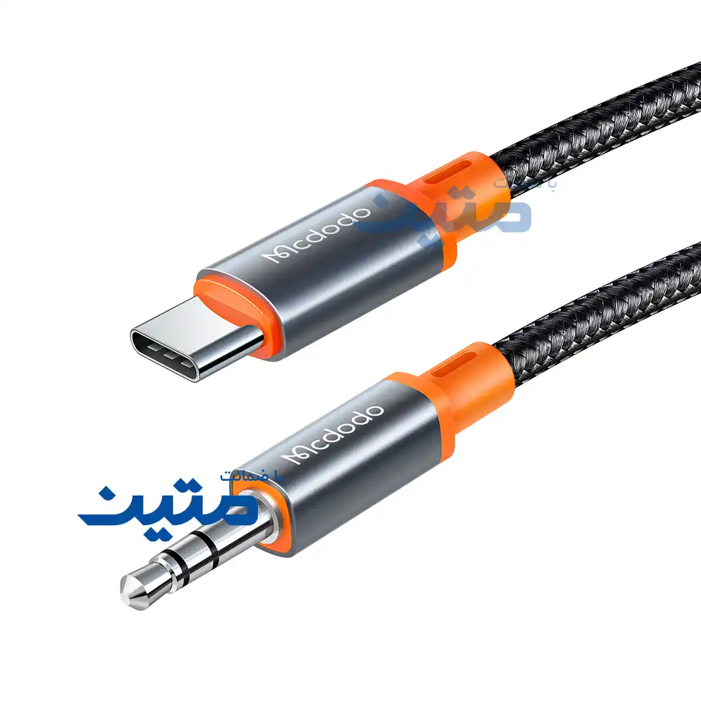 CA-0900- 4 کابل تبدیل Type-C به AUX مک دودو مدل CA-0900 با طول 180 سانتیمتر