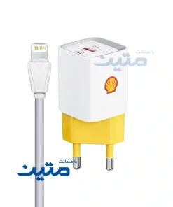 شارژر دیواری شل مدل SWC14CL با کابل ، فناوری شارژ سریع