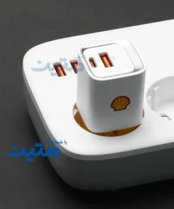 شارژر دیواری شل SWC14CL مجهز به کابل شارژ لایتنینگ