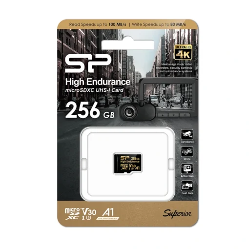 کارت حافظه سیلیکون پاور مدل Golden Series High Endurance microSDHC UHS-1