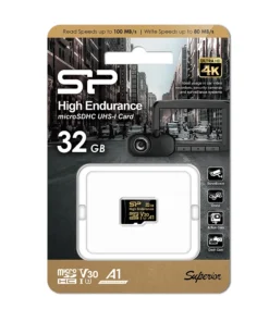 کارت حافظه سیلیکون پاور مدل Golden Series High Endurance microSDHC UHS-1