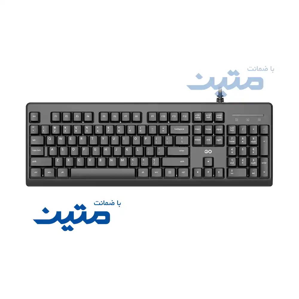 KM103-10 کیبورد باسیم فنتک KM103 با طراحی ارگونومیک