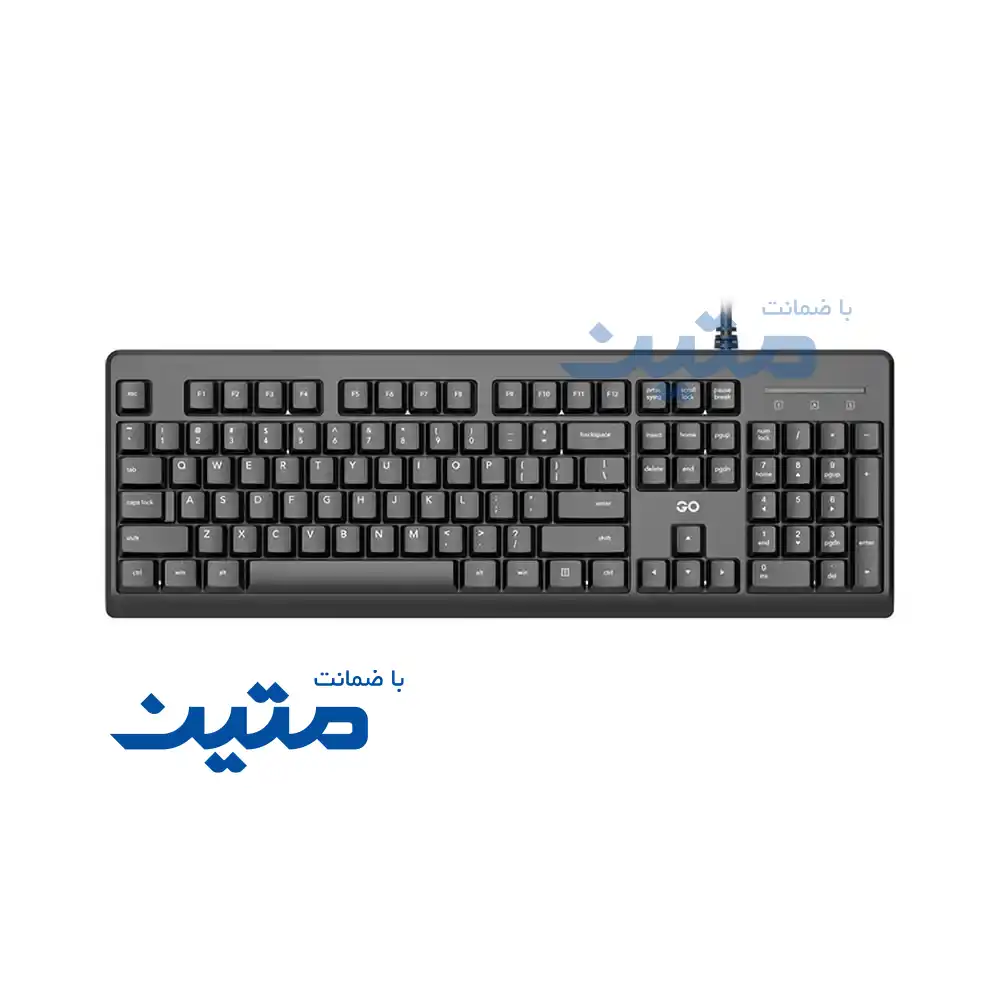 KM103-2 کیبورد باسیم فنتک KM103 با طراحی ارگونومیک