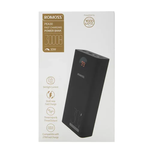 پاوربانک 30000mAh روموس مدل PEA30-192