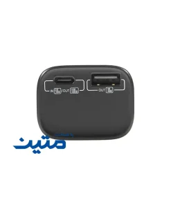 نمای پورت‌های ورودی و خروجی پاوربانک روموس مدل PPU10-128