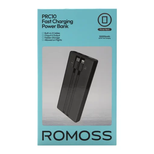 پاوربانک 10000mAh روموس مدل PRC10-171