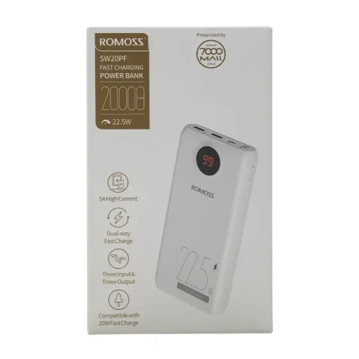 پاوربانک 20000mAh روموس مدل PSW20-112