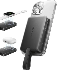 پاوربانک وایرلس (بی‌سیم) 10000mAh روموس مدل WMO10-121