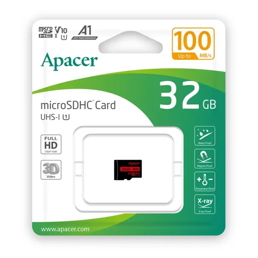 کارت حافظه اپیسر مدل Apacer microSDXC/SDHC UHS-I U3 V30