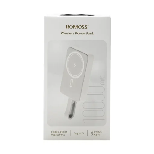 پاوربانک وایرلس (بی‌سیم) 10000mAh روموس مدل WMS10-121
