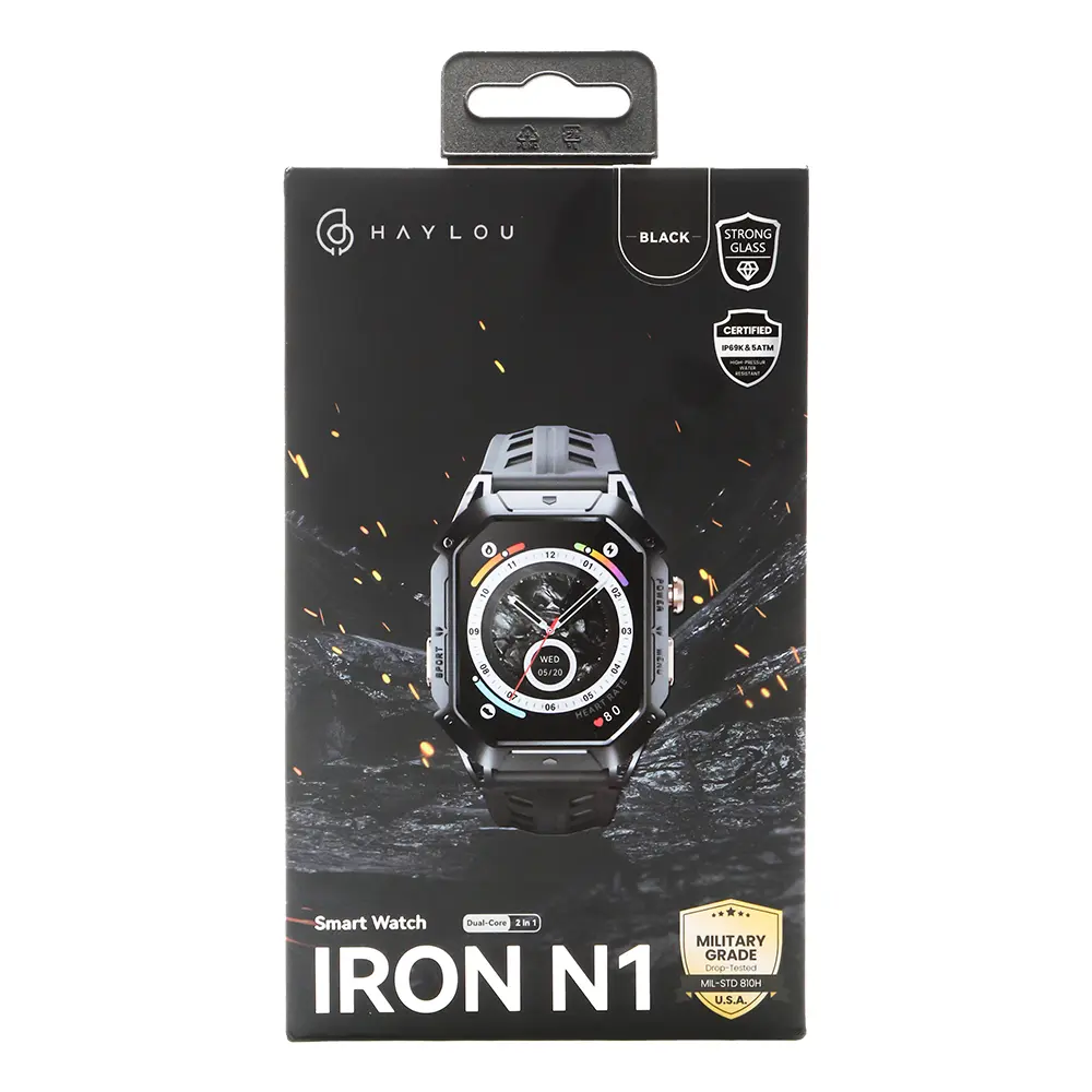 ساعت هوشمند هایلو مدل IRON N1
