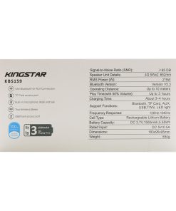 اسپیکر بلوتوثی کینگ استار مدل KBS159