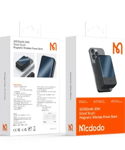 پاوربانک وایرلس (بی‌سیم) 20000mAh مک دودو مدل MC-5021