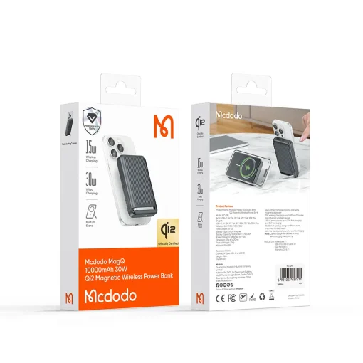 پاوربانک وایرلس (بی‌سیم) 10000mAh مک دودو مدل MC-7811