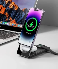 شارژر بی‌سیم 3 به 1 مک دودو مدل CH-1151