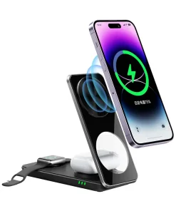 شارژر بی‌سیم 3 به 1 مک دودو مدل CH-1151