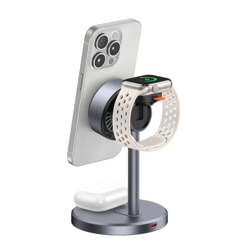 شارژر بی‌سیم 3 به 1 مک دودو مدل CH-2462