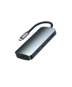 هاب 5 پورت تایپ سی ریمکس مدل RU-U5