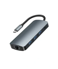 هاب 9 پورت تایپ سی ریمکس مدل RU-U91