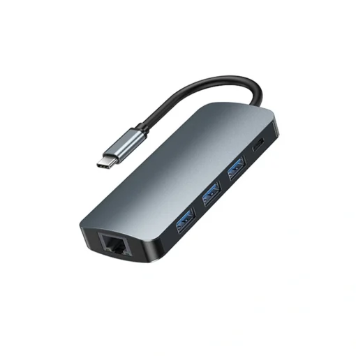 هاب 9 پورت تایپ سی ریمکس مدل RU-U91