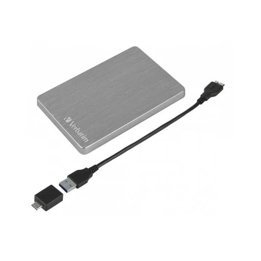 هارد اکسترنال ورباتیم مدل Store 'n' Go ALU Slim