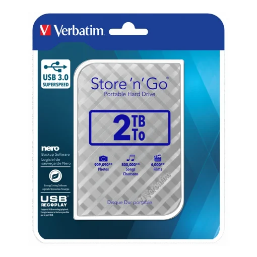 هارد اکسترنال ورباتیم مدل Store 'n' Go