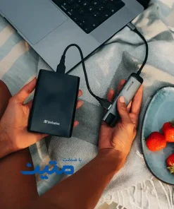هارد اکسترنال ورباتیم مدل Store 'n' Go Flat