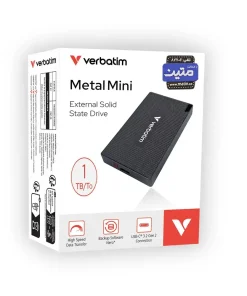 پک SSD اکسترنال Verbatim Metal Mini - 1 ترابایت