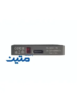 پورت حافظه SSD پرتابل ورباتیم مدل Metal Mini