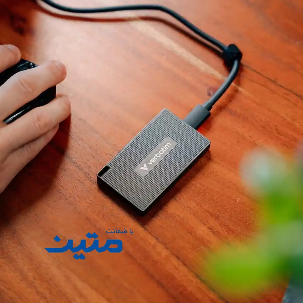 نمای محصول SSD اکسترنال ورباتیم مدل Metal Mini