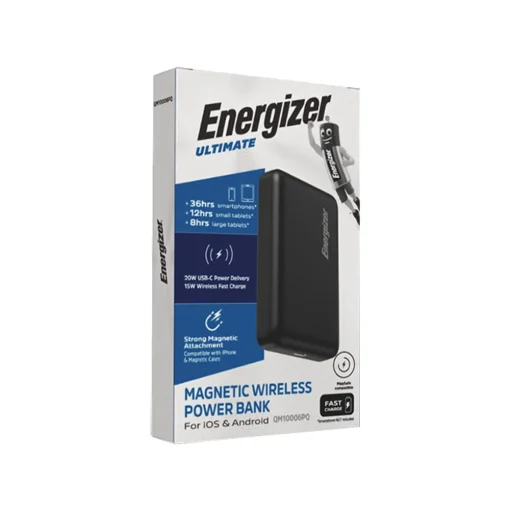 پاوربانک وایرلس 10000mAh انرجایزر مدل QM10006PQ