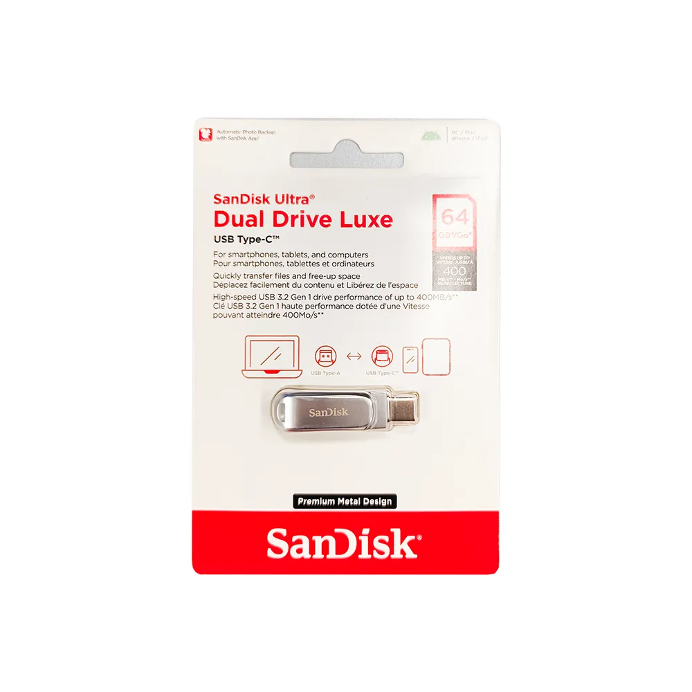 فلش مموری سن دیسک مدل Ultra Dual Drive Luxe فلش مموری سن دیسک مدل Ultra Dual Drive Luxe