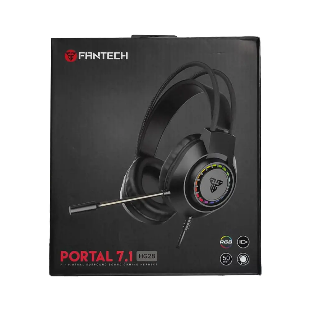 هدست باسیم گیمینگ فنتک مدل PORTAL 7.1 HG28 هدست باسیم گیمینگ فنتک مدل PORTAL 7.1 HG28